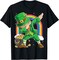 St Patricks Day Dabbing Leprechaun Boys Girls Men Dab Dance T-Shirt